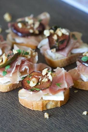 Bruschetta med Skinke og Figen