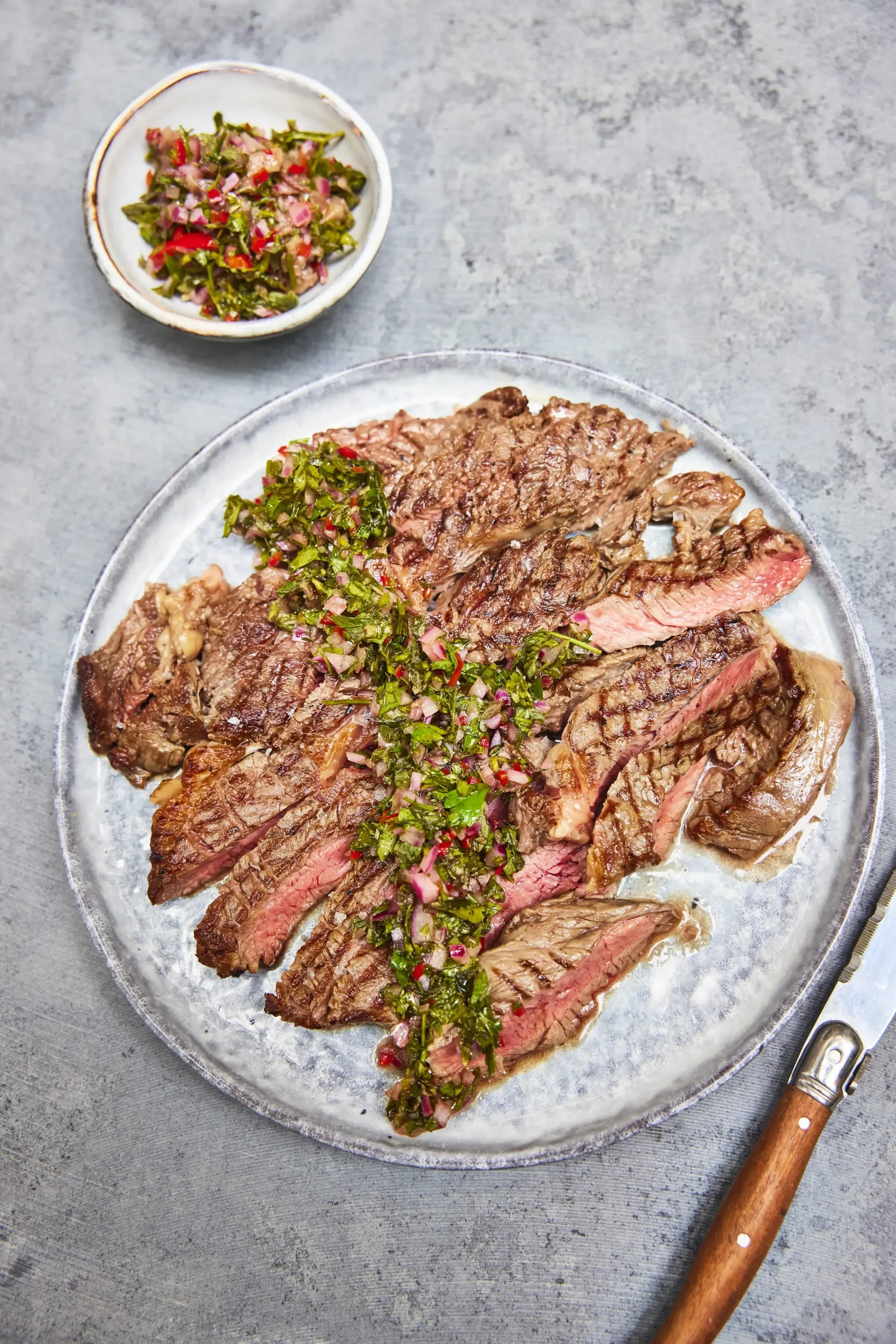 Entrecote med Chimichurri