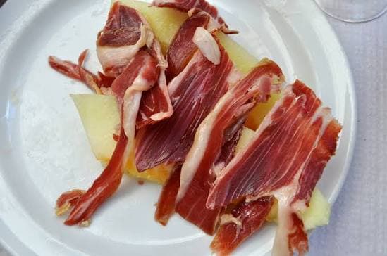 Jamón con Melón