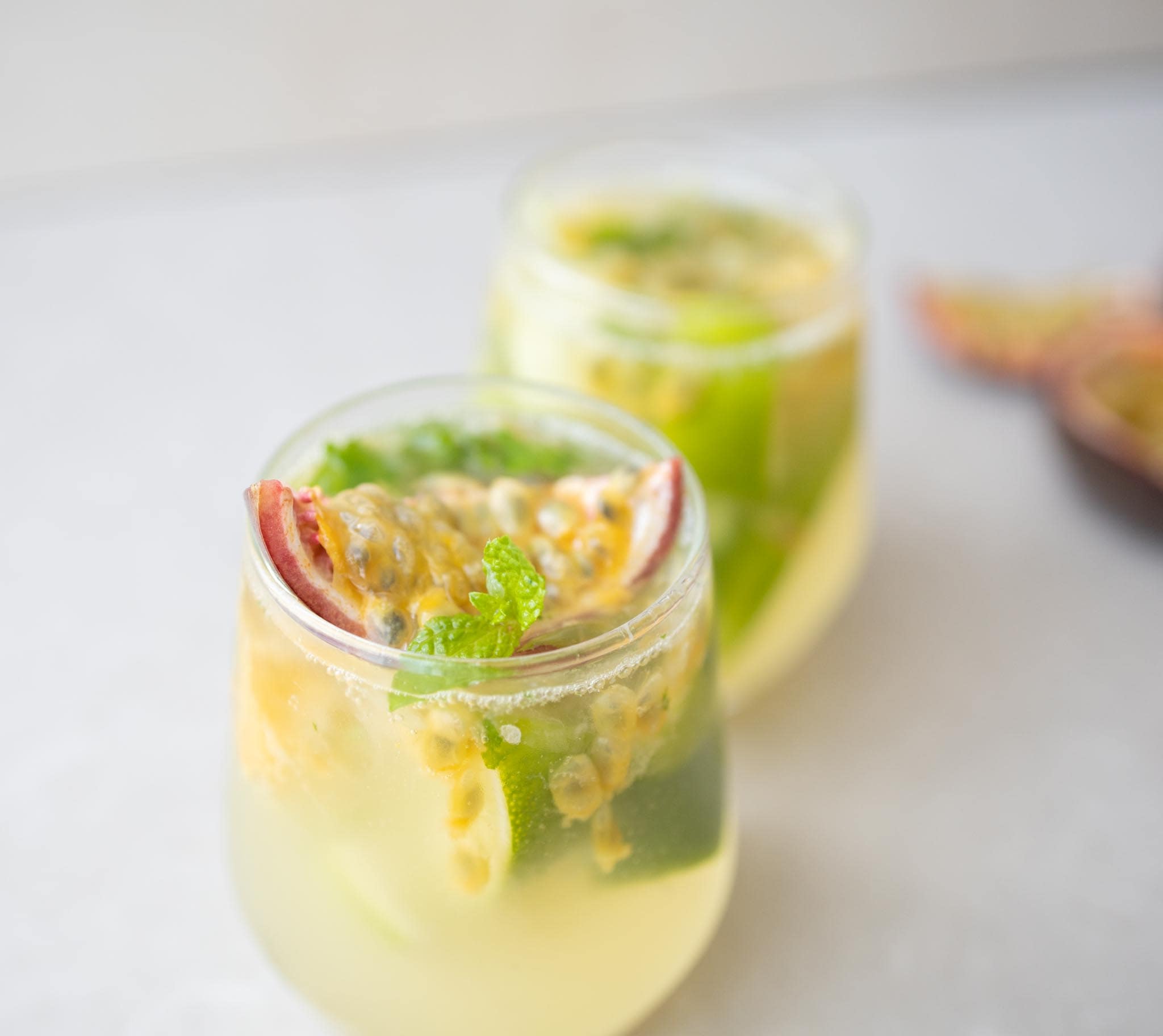 Passionsfrugt-Mocktail